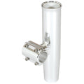 Lee's Tackle Lee's Clamp - On Rod Holder - Silver Aluminum - Horizontal Mount - Fits 1. O.D. Pipe