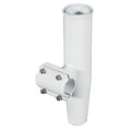 Lee's Tackle Lee's Clamp - On Rod Holder - White Aluminum - Horizontal Mount - Fits 1. O.D. Pipe