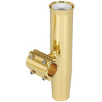 Lee's Tackle RA5205GL gold aluminum horizontal clamp-on rod holder for 2.375 inch O.D. pipe