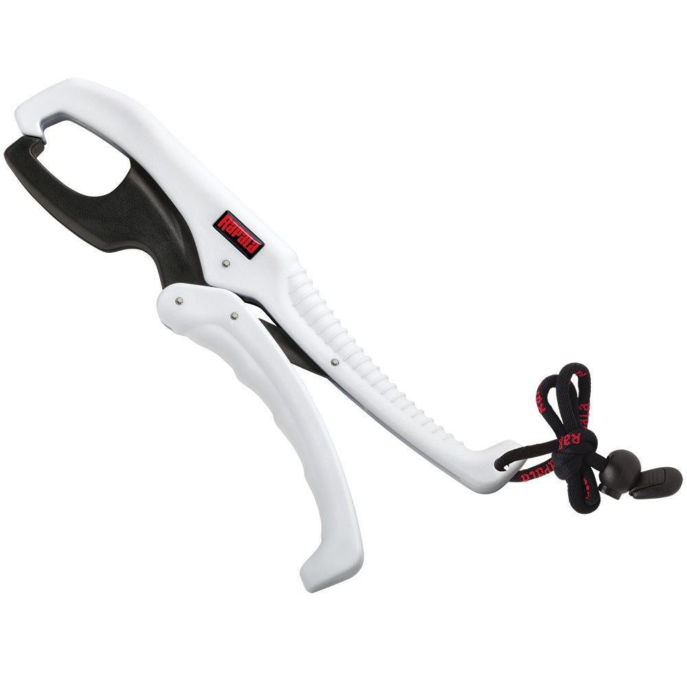 Rapala 9 inch Floating Fish Gripper with wrist lanyard and quick-release mechanism