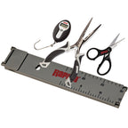 Rapala Fisherman's Tool Combo with super line scissors, pliers, digital scale, and folding ruler
