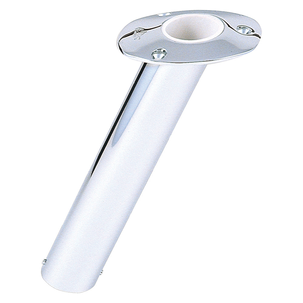 Lee's RH-525SS 30-degree stainless steel flush mount rod holder with 2-inch O.D. opening