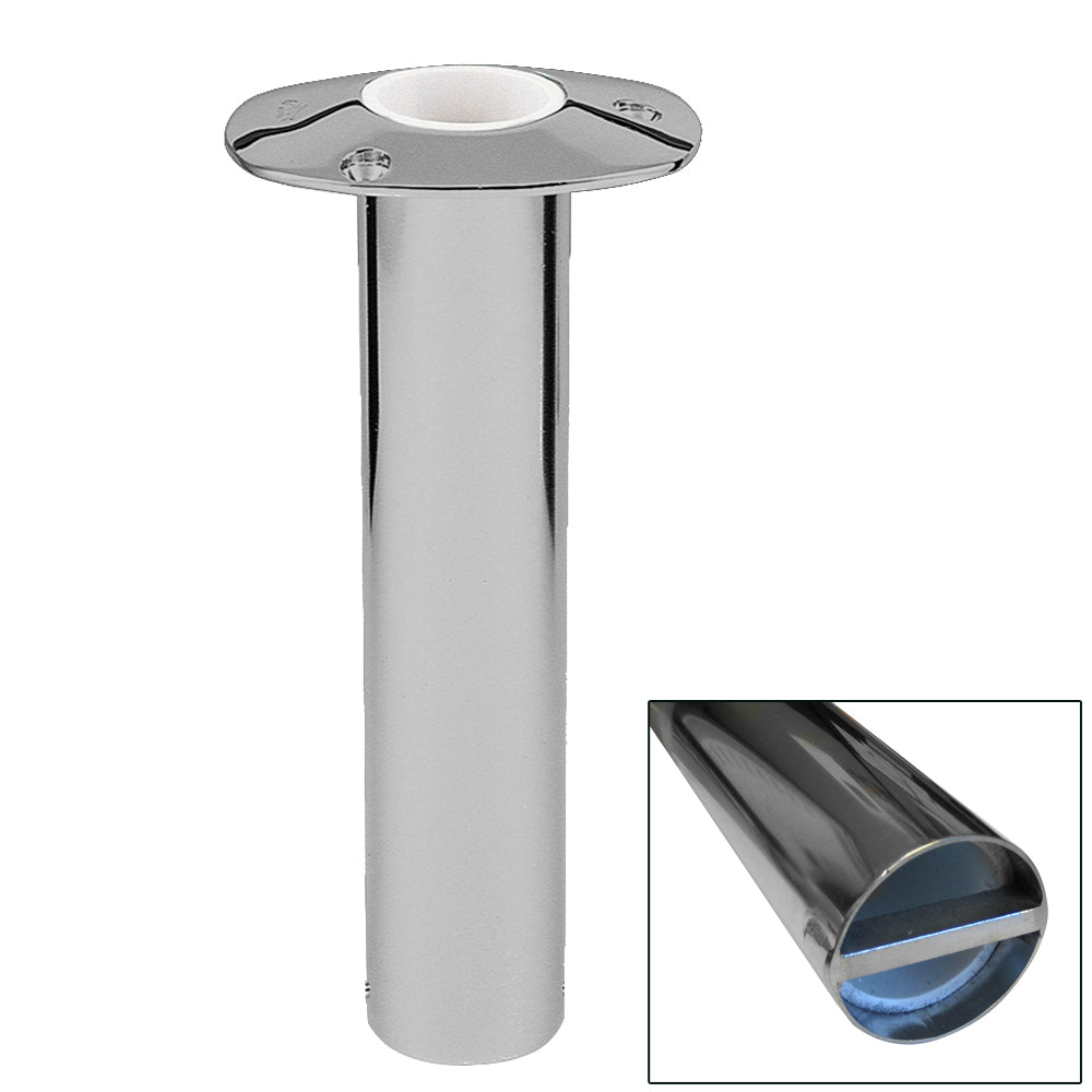 Lee's 0-degree stainless steel flush mount bar pin rod holder 2-inch O.D. model RH-527VS/XS