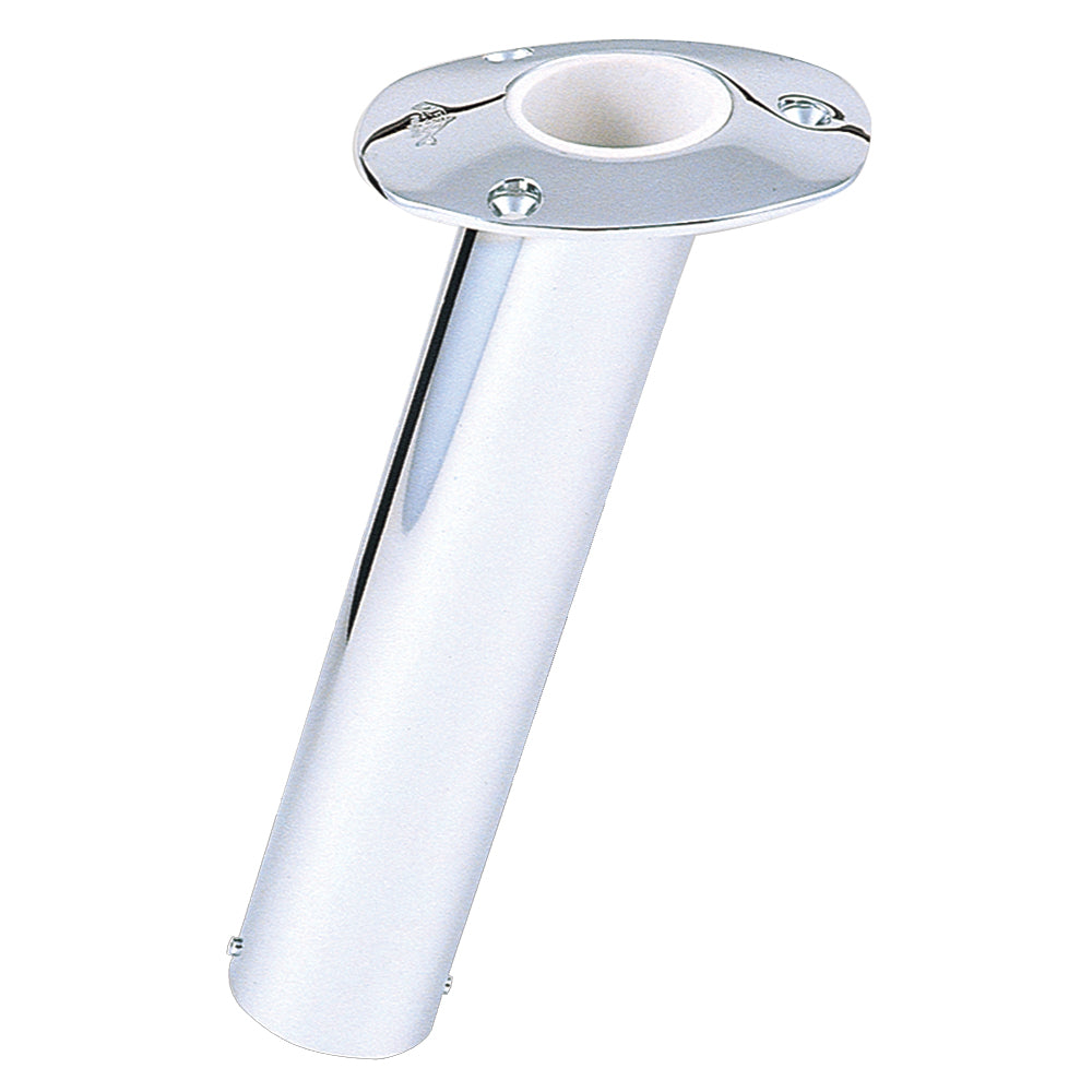 Lee's RH-529HS 15-degree stainless steel flush mount rod holder with 2-inch OD opening