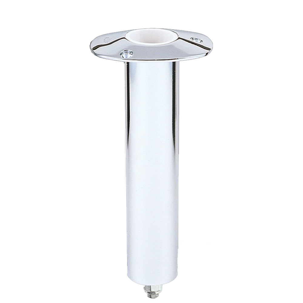 Lee's RH577V 0-degree stainless steel swivel base flush mount rod holder 2.25-inch OD 10.5-inch tube