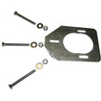 Lee's Tackle RH5930 stainless steel backing plate for heavy rod holders at 0 15 and 30 degrees