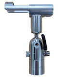 Cisco Short Cradle Rod Holder in military-spec anodized aluminum for line-counter reels with 360-degree indexing