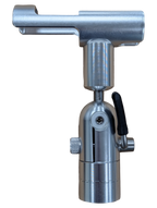 Cisco Short Cradle Rod Holder in military-spec anodized aluminum for line-counter reels with 360-degree indexing