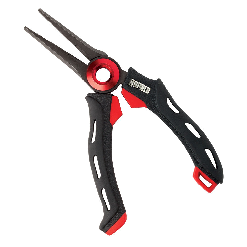 Rapala 4 inch Mag Spring Pliers with quick-draw sheath and belt clip