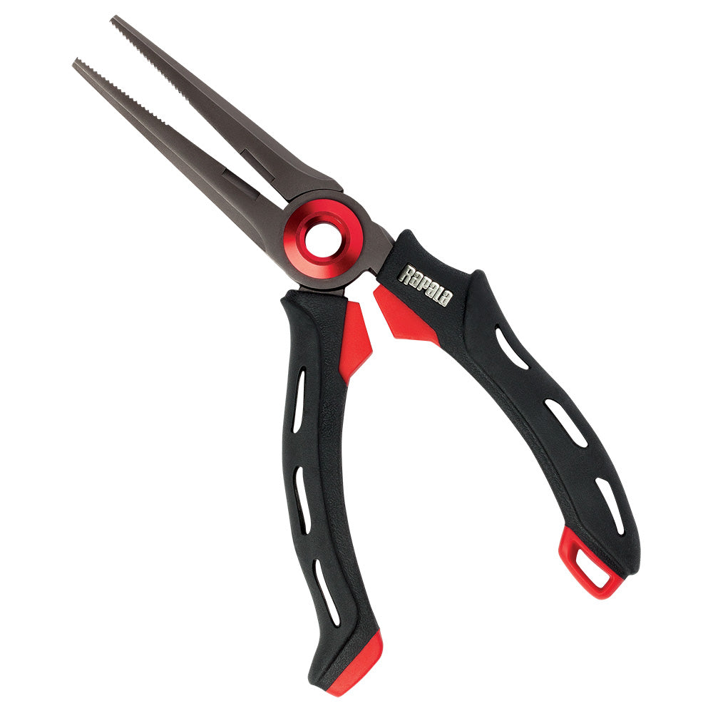 Rapala 6 inch Mag Spring Pliers with quick-draw sheath and belt clip