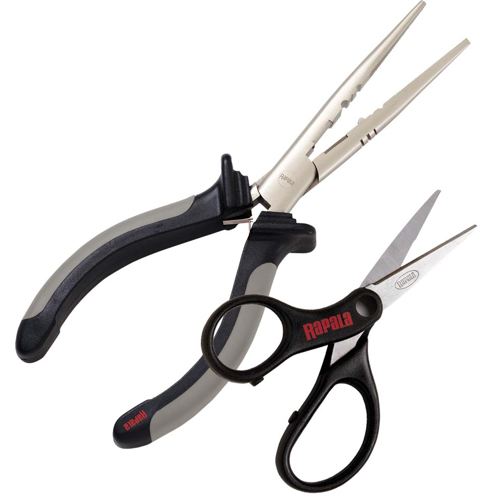 Rapala Pliers and Super Line Scissors Combo with combo sheath