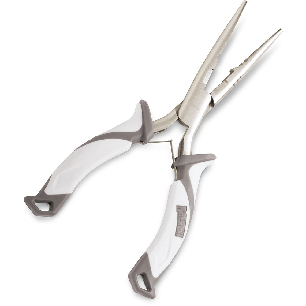 Rapala 6-1/2 inch Angler's Pliers with nickel-plated carbon steel and co-molded grips