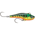 Rapala Sarda 22 Fire Tiger 7-inch 7oz stainless steel saltwater trolling lure with VMC TechSet hooks