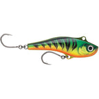 Rapala Sarda 22 Fire Tiger 7-inch 7oz stainless steel saltwater trolling lure with VMC TechSet hooks