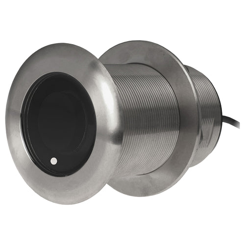 Airmar SS175L Low Band 20-Degree Tilted Element Stainless Steel Thru-Hull CHIRP Transducer 1kW