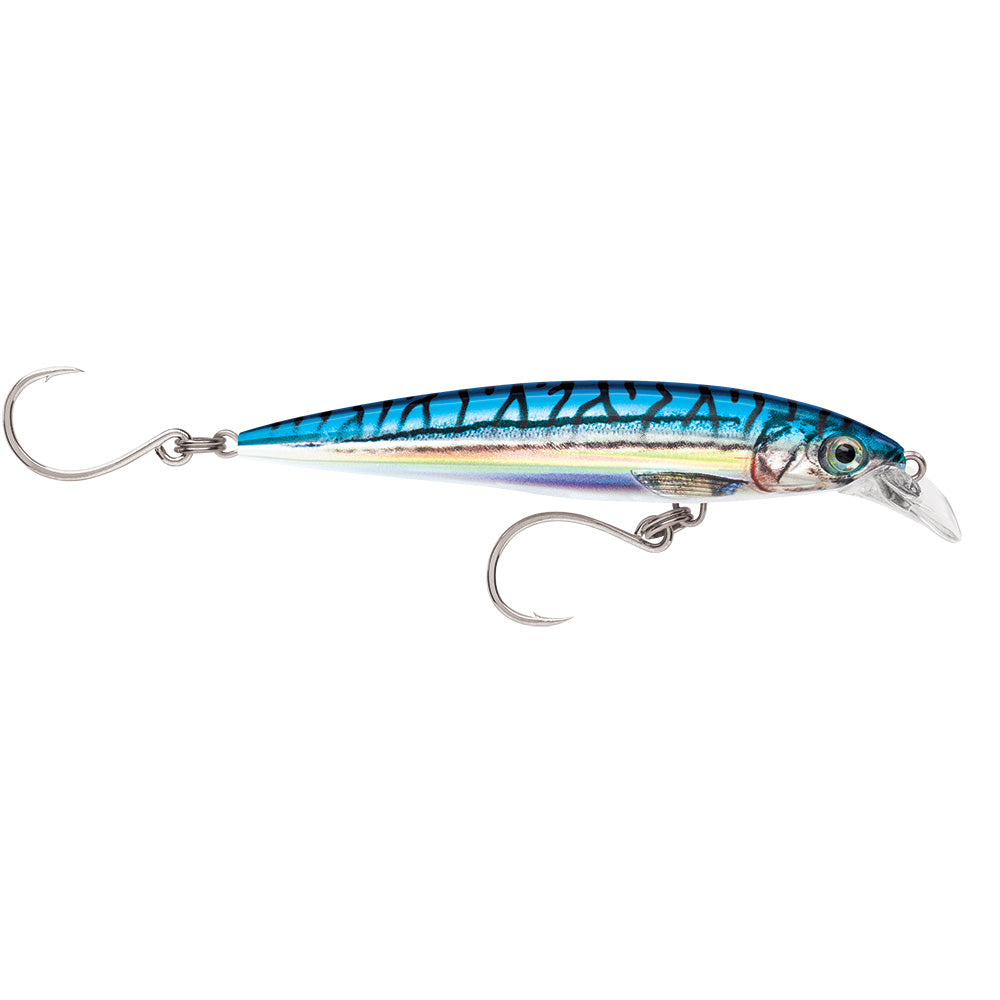 Rapala X-Rap Long Cast 5-1/2 inch Blue Mackerel sinking saltwater lure with VMC inline single hooks