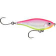 Rapala X-Rap Twitchin' Mullet 3-1/8 inch Electric Chicken slow-sinking inshore lure with VMC 2/0 hooks