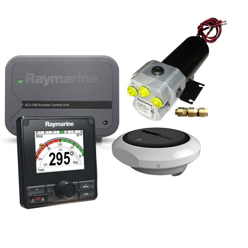 Raymarine EV-100 Power Evolution Autopilot with p70Rs control head and ACU-100 for hydraulic powerboats
