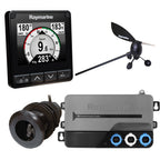 Raymarine i70s multifunction instrument system pack with wind and DST transducers, iTC-5, and SeaTalkng backbone kit