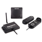 Raymarine Ray90 Wireless First Station Kit with passive speaker, wireless handset, and wireless hub
