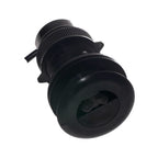 Raymarine nylon thru-hull transducer with depth temperature and speed sensing for mn100 Micronet system