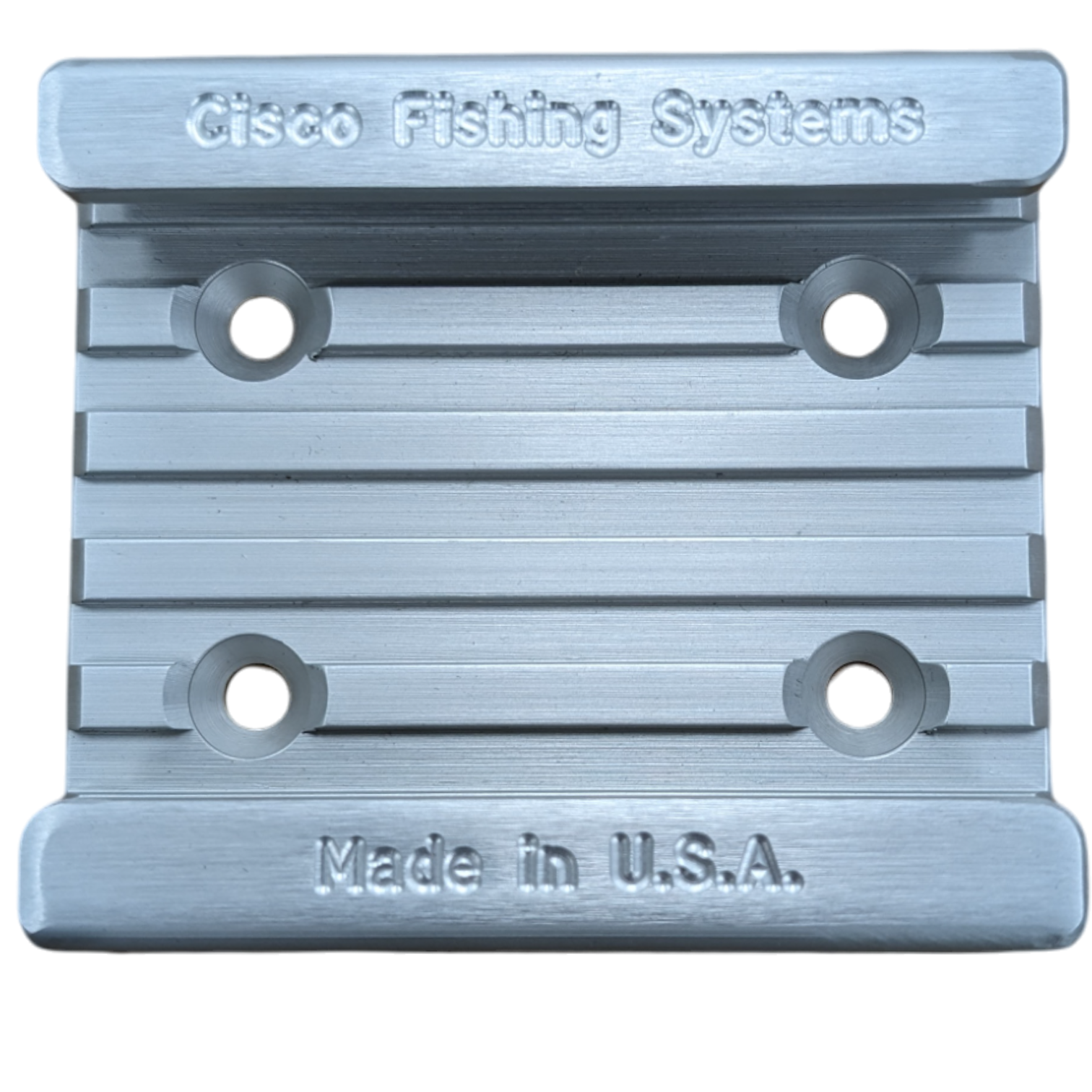 Cisco Sure-Stop Track System solid aluminum anodized rail with end stops, multiple lengths 4 to 83 inches, Made in USA