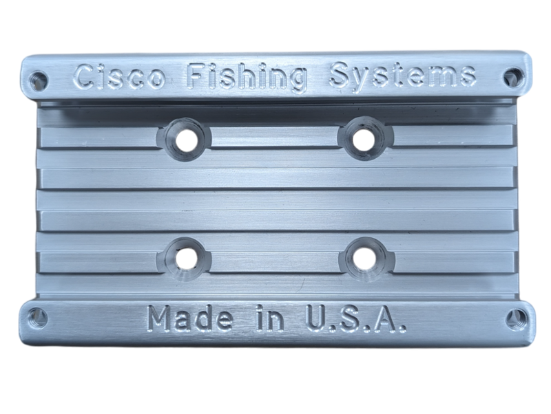 Cisco Multi-Mount and Handrail Track System in anodized aluminum with interchangeable mount options