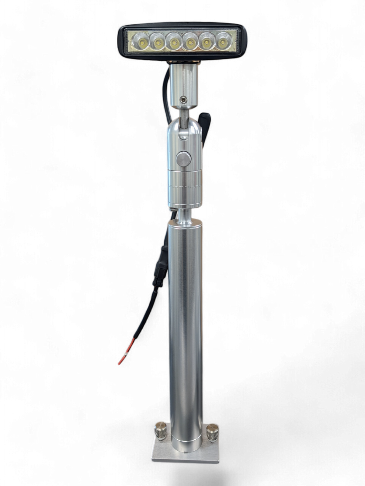 Cisco Fishing Systems Sure-Lok adjustable LED boat flood light with 360-degree rotating base