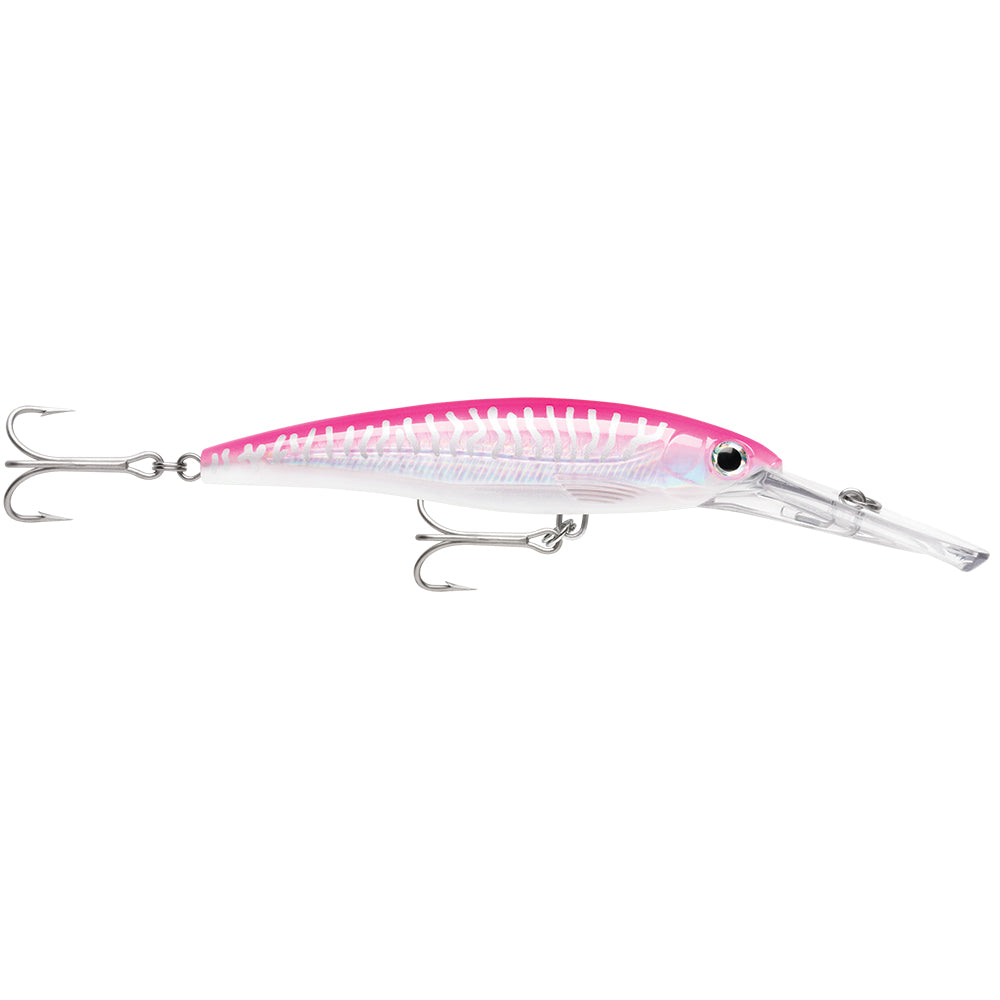 Rapala X-Rap Magnum 15 Hot Pink UV deep diving trolling lure with holographic foil body and colored lip