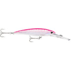 Rapala X-Rap Magnum 15 Hot Pink UV deep diving trolling lure with holographic foil body and colored lip