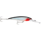 Rapala X-Rap Magnum 30 Silver deep-diving trolling lure with holographic foil body and VMC 4X hooks