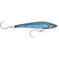 Rapala X-Rap Magnum Stick 17 HD Silver Blue Mackerel lipless saltwater casting lure 88g with VMC 6/0 inline single hooks