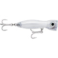 Rapala X-Rap Magnum Xplode 130 topwater popper lure in Clear, 13 cm 62 g with VMC 6X Tropic Spark Point hooks