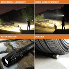 Solaray ZX1-XL 18650 Tactical Flashlight