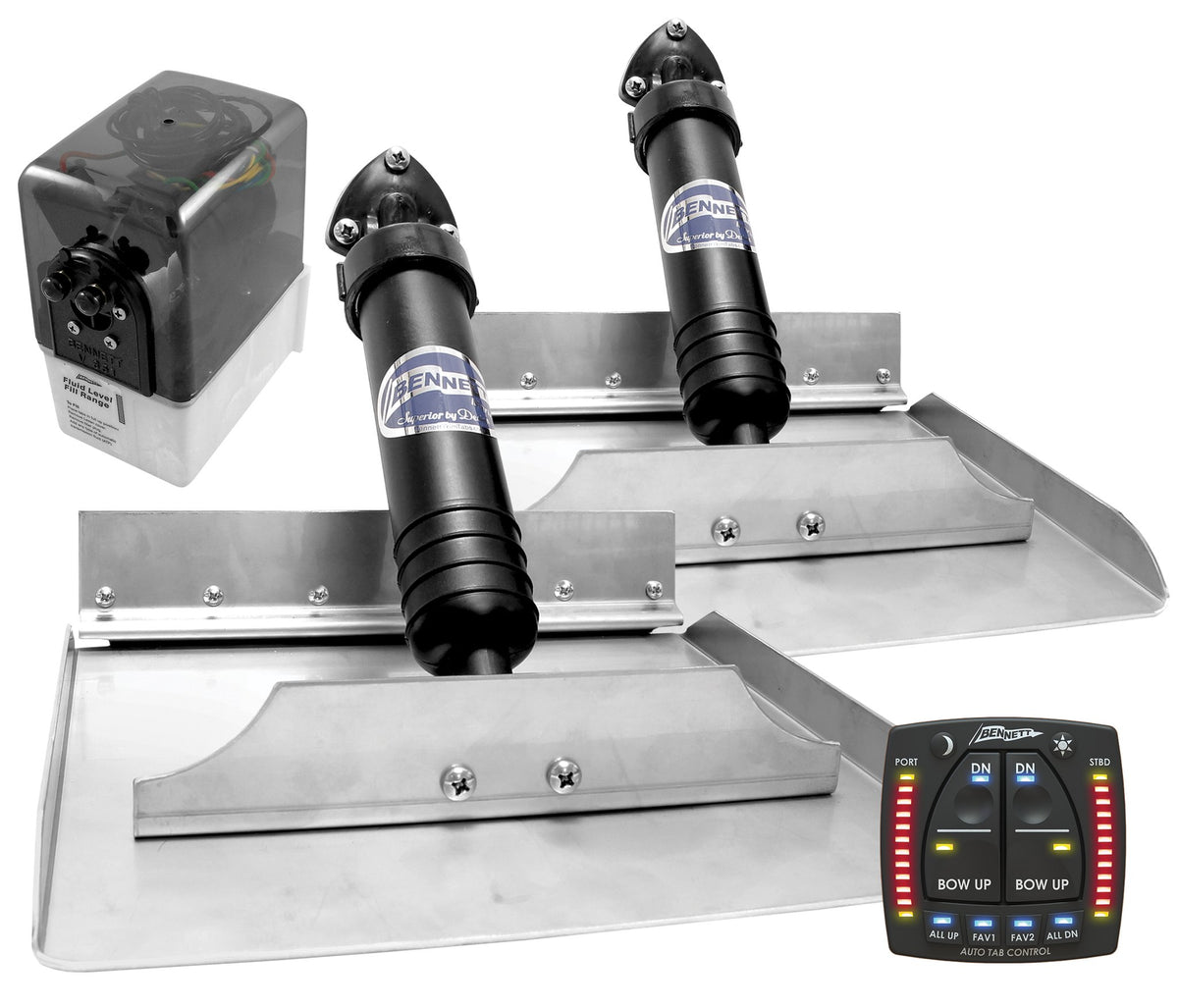 Bennett 1212ATP Hydraulic Trim Tabs w/Auto Trim Pro