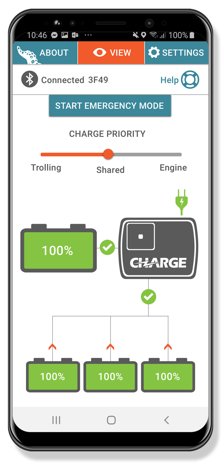 Power-Pole Charge Marine Power Management System