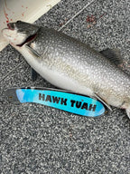 Ice Strong Outdoors - 10" ChromeDual Fin and NO Fin Options Fishblades  PERSONALIZED!