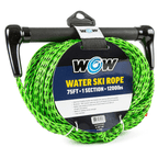 WOW Watersports 75ft 1-Section Tow Rope with Rubber Handle