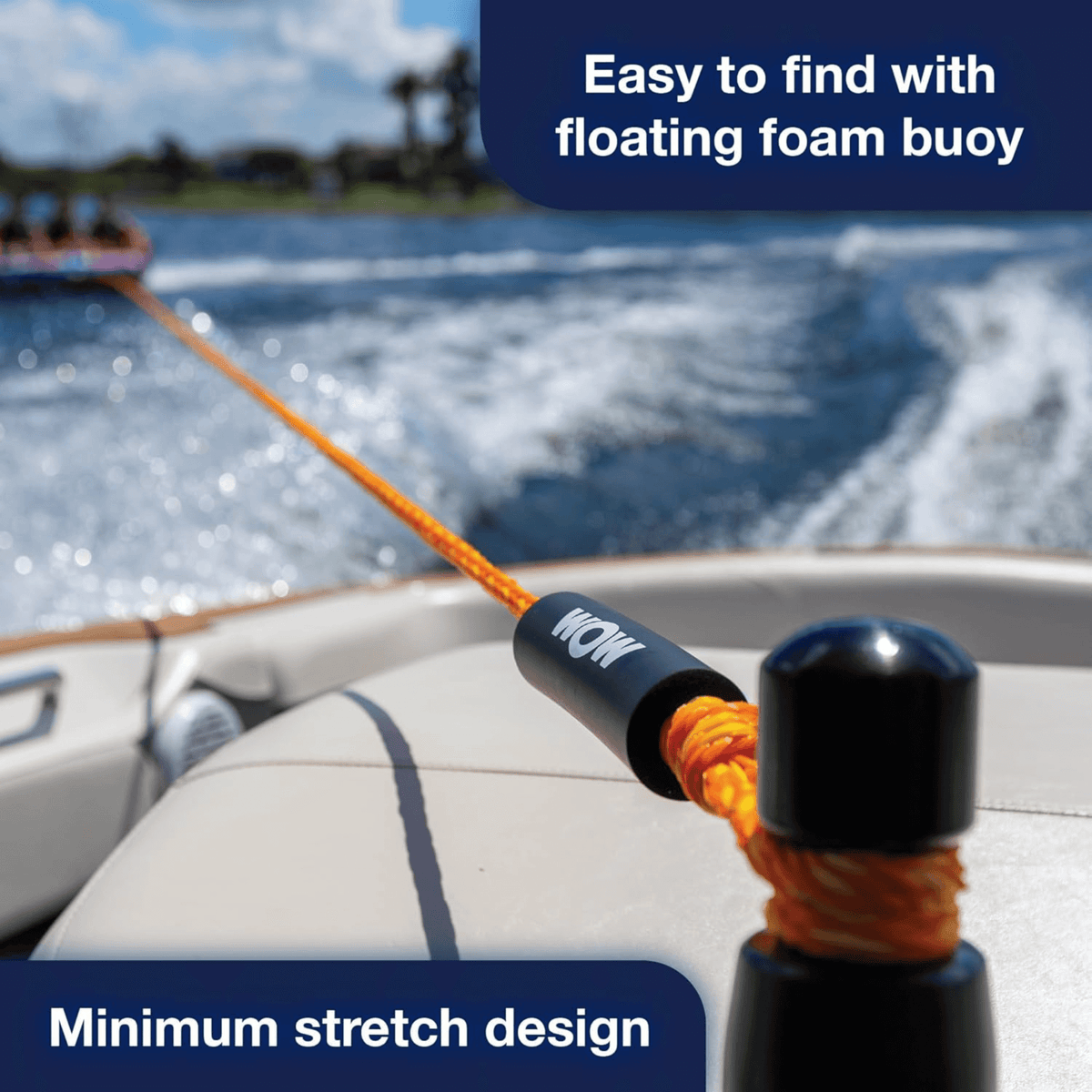 WOW Watersports 3K 60 Ft Tow Rope