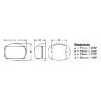 Hella Marine NaviLED Port & Starboard Pair - 2nm