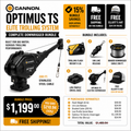 Cannon Optimus TS Elite Trolling System bundle