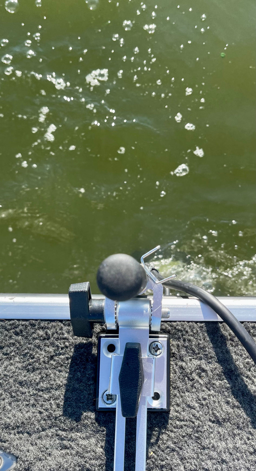 Transducer Pole w/ Gunnel Clamp