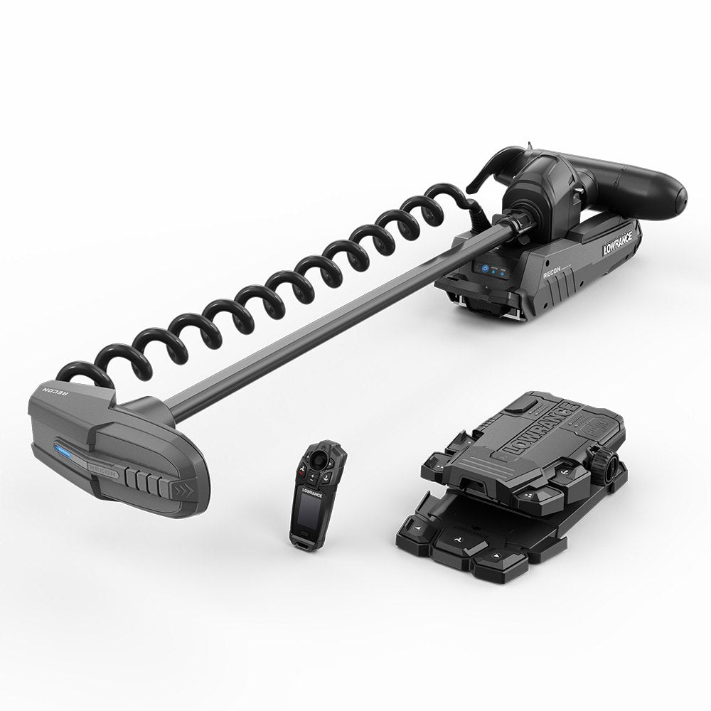 Lowrance Recon™ FW 48" Trolling Motor - Includes Freesteer Joystick Remote, Wireless Foot Pedal & HDI Nosecone