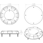 Lumitec Aurora LED Dome Light - White Finish