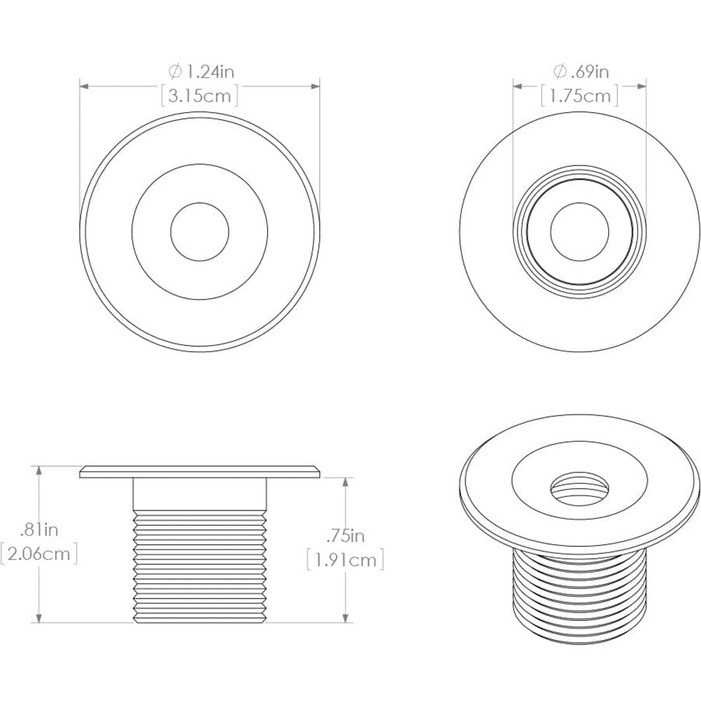 Lumitec Echo Courtesy Light - Brushed Housing