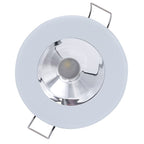 Lumitec Illusion Flush Mount LED Down Light - Spectrum RGBW - Cool White - White Housing