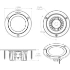 Lumitec Shadow - Flush Mount Down Light - Polished Finish
