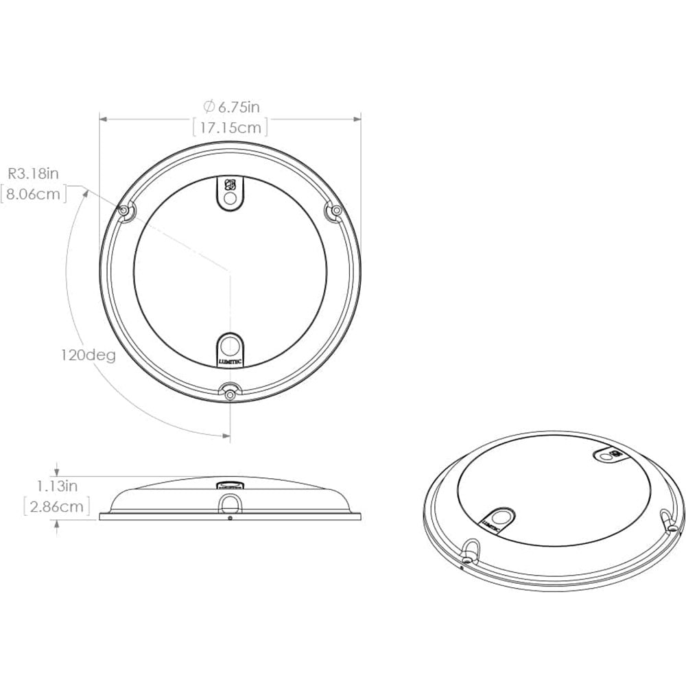 Lumitec TouchDome - Dome Light - Polished SS Finish