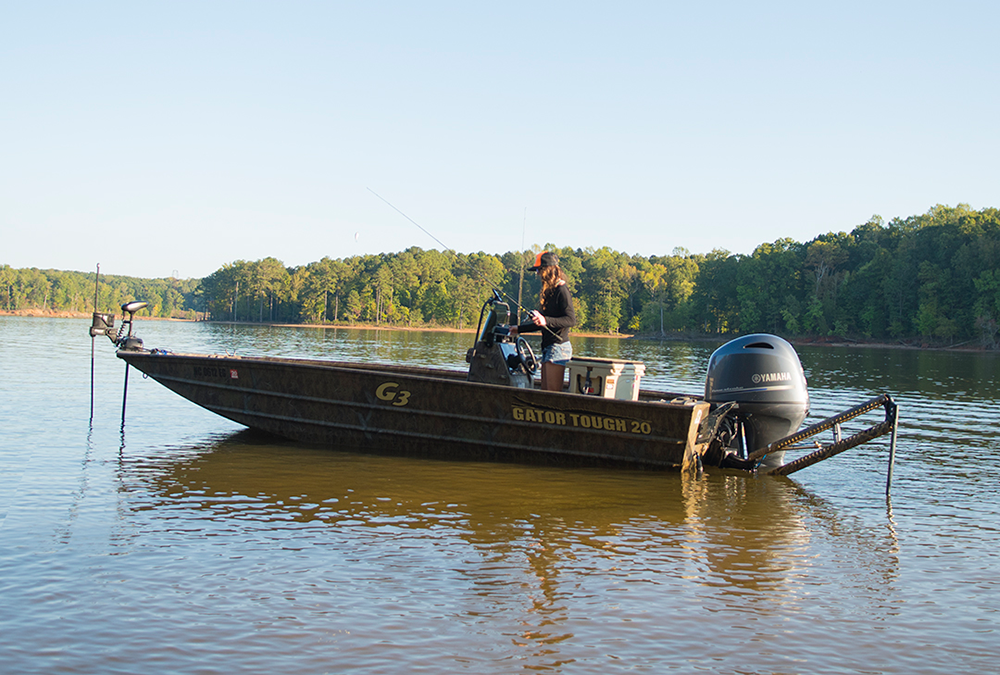 Power-Pole Deck Trolling Mount