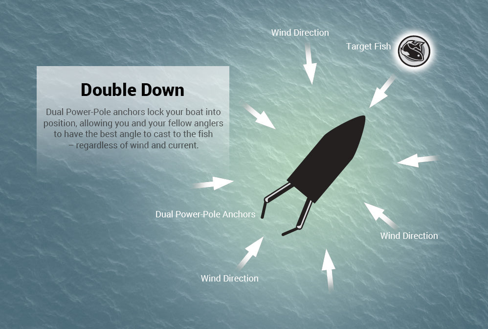 Power-Pole Blade ONE Pump Dual Blade Shallow Water Anchor